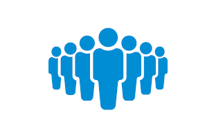 Grafik Icon Gruppenticket eine Personengruppe